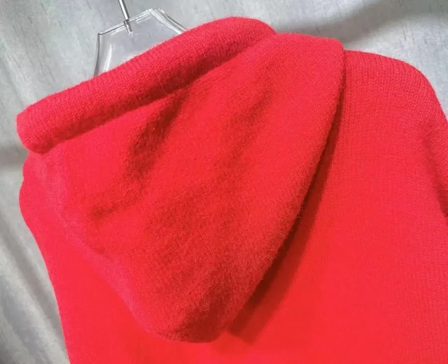 Amiri Knitwear Hooded knit sweater with textured sleeve motifs and kangaroo pocket product detail image 8