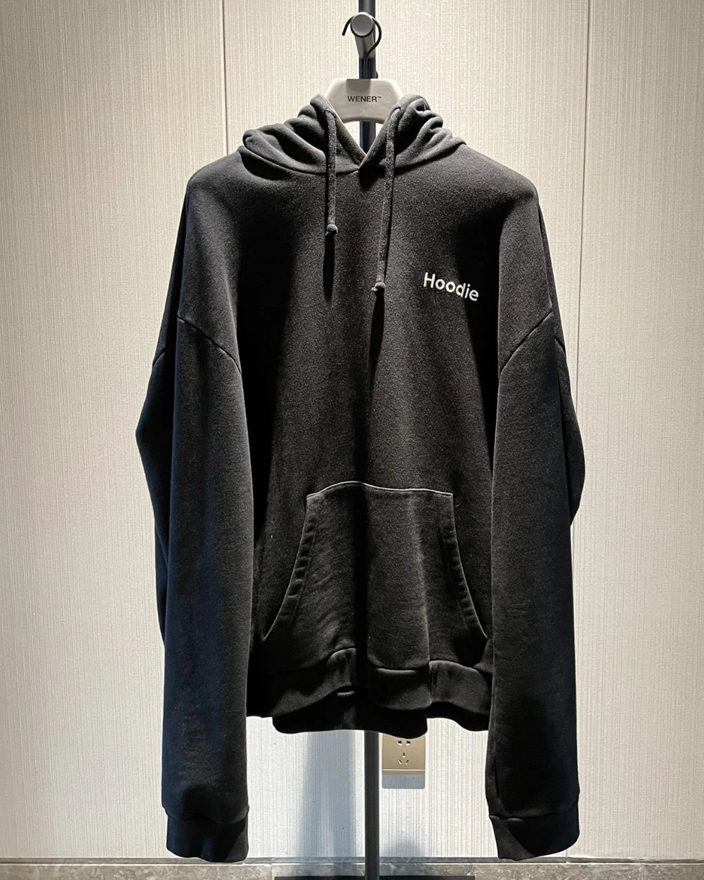 Vetements Definition Hooded Sweatshirt Black Hoodie - 4