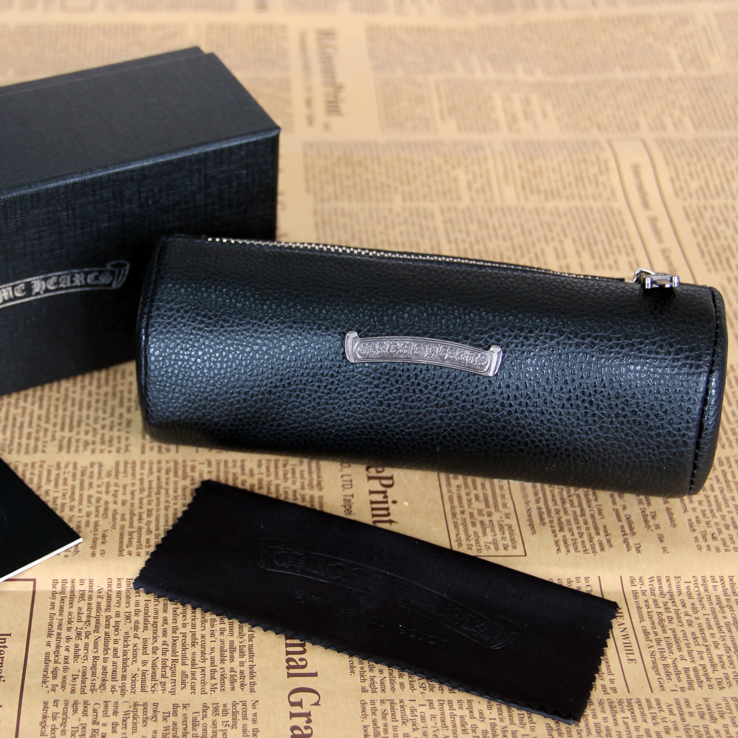 High-End Black Glasses Box