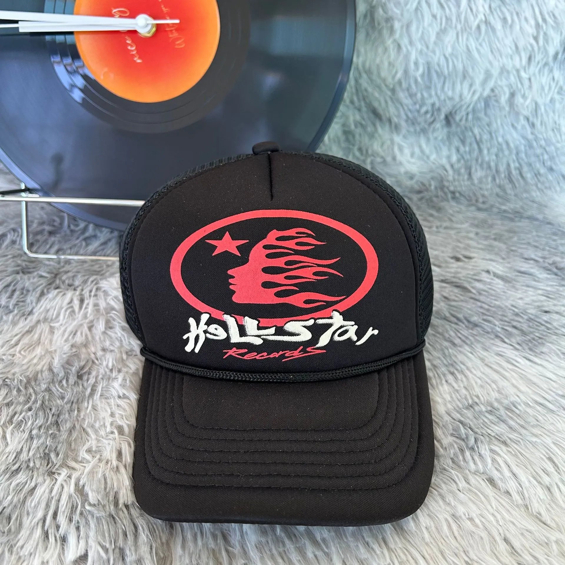 Hellstar Starlight White Mesh Trucker Cap Baseball Cap - 9