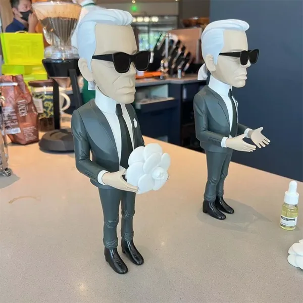 Chanel Karl Lagerfeld Figurine Collection White Camellia Collectible Accessories - 1