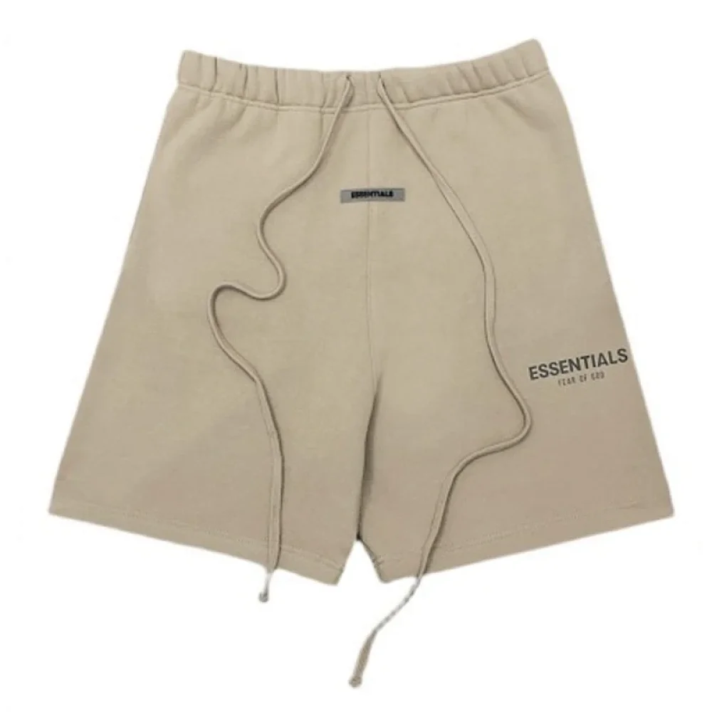 Essentials (Fear of God) Letter-Print Mid-Length Sweatshorts
