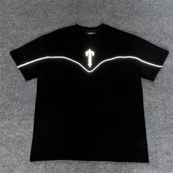 Travis Scott x Cactus Jack Reflective Logo Black T-Shirt - 1
