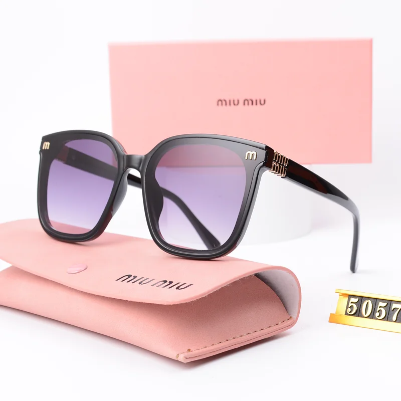 Miu Miu Vintage-Style Square Sunglasses