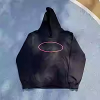 Black and red sailboat hoodie