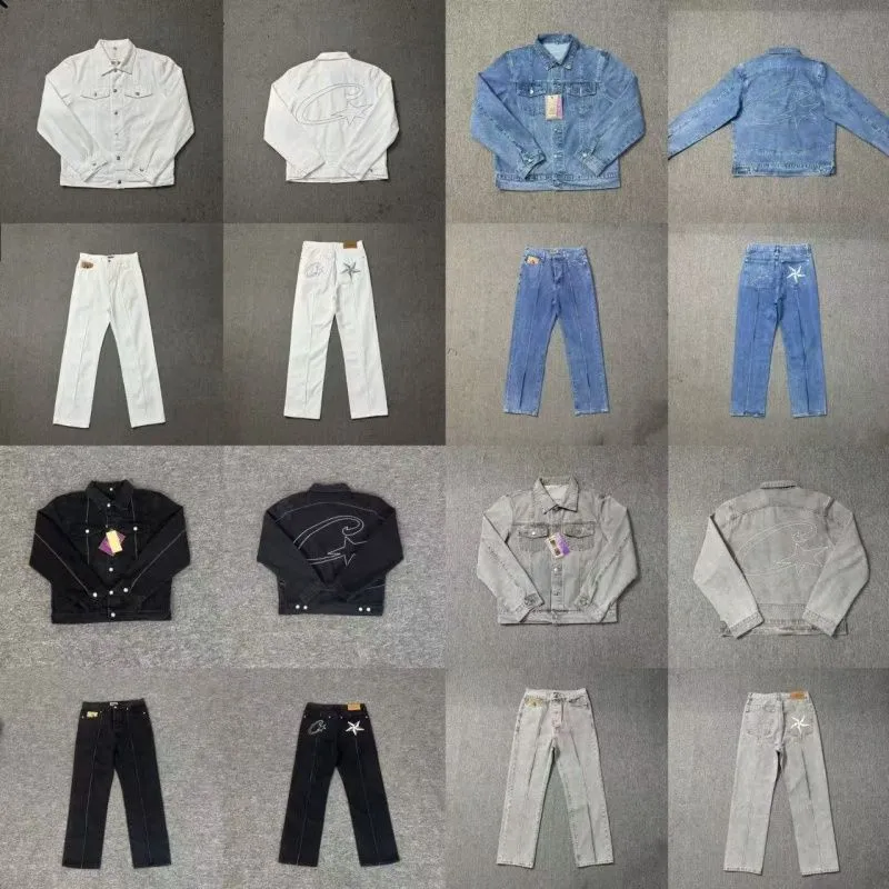 Corteiz Denim Jacket Jeans Suit