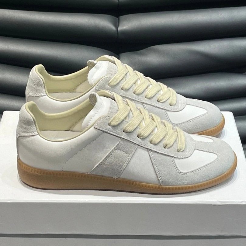[MVT] 2026 New Malaysia Girard Training Shoes Men's Leather Retro Genuine Leather Soft Leather Niche Forrest Gump Training Board Shoes MM * 6 Trendy Shoes