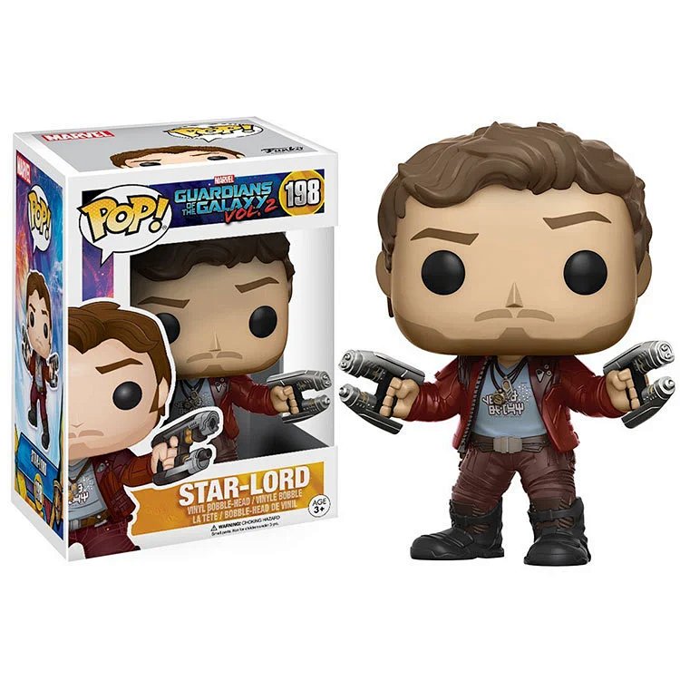 Funko POP Guardians of the Galaxy Doll Handmade Tree Man Groot Star Lord Rocket Raccoon Taser Surrounding