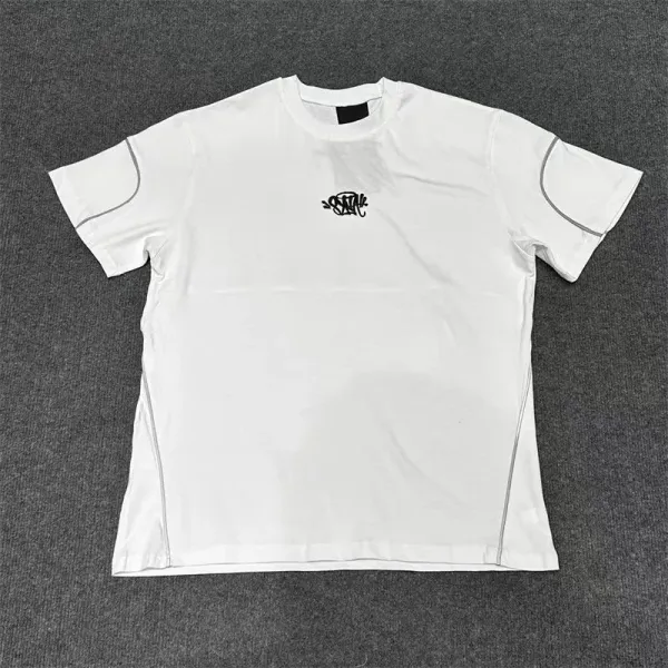 Corteiz Logo Embroidered White T-Shirt - 1