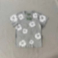 Gray all-over printed t-shirt