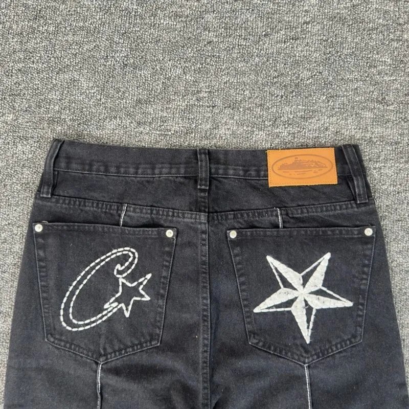 Off-White C/O Virgil Abloh Star Wave Denim Jacket Black - 8