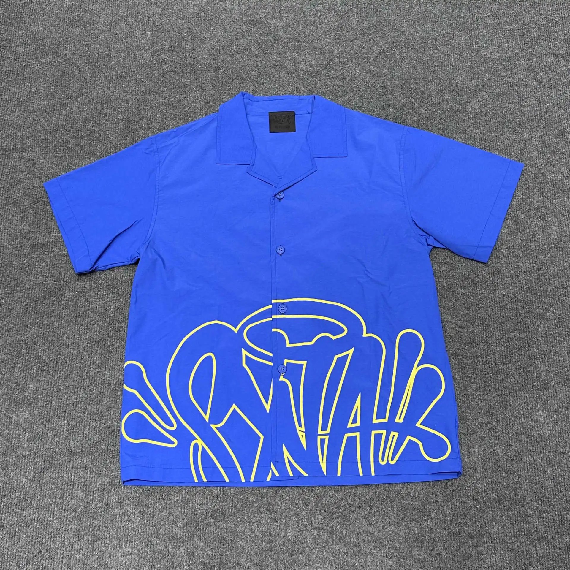 Gallery Dept. Graffiti Outline Shirt Blue