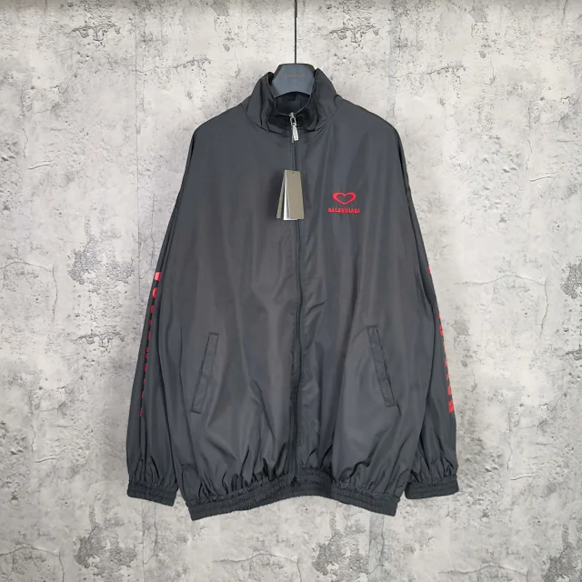 Balenciaga Jackets Zip-Up Track Jacket product detail image 3
