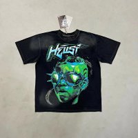 Hell star punk boy short sleeve