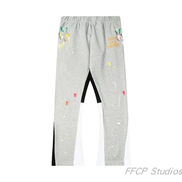 Gallery Dept Paint Splatter Sweatpants Gray - 1