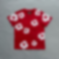 Red all-over printed t-shirt