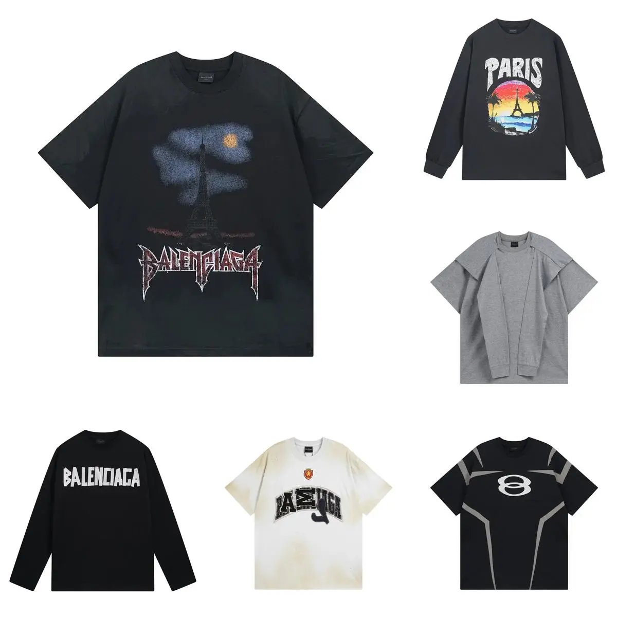 New Premium Quality 28-Inch Short Sleeve and Long Sleeve T-Shirt