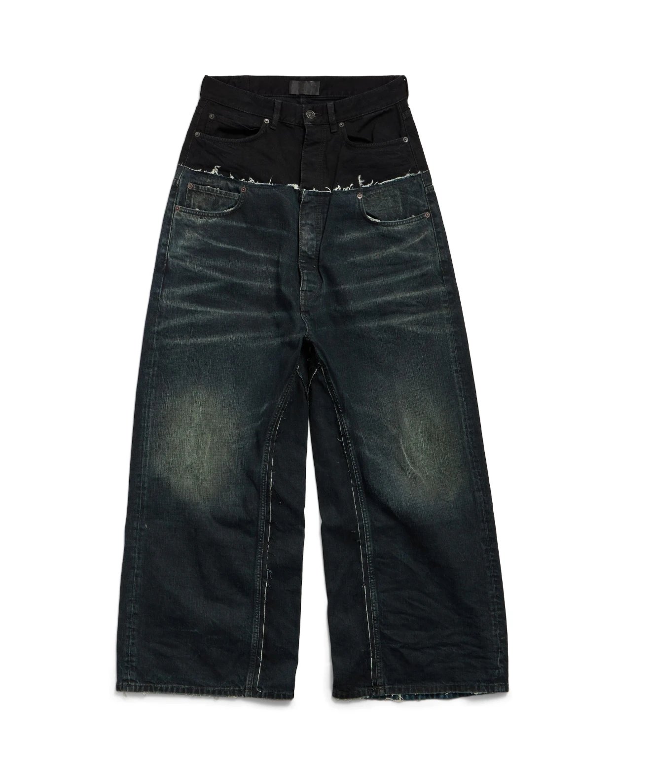 Balenciaga Cut Up Denim Black 2
