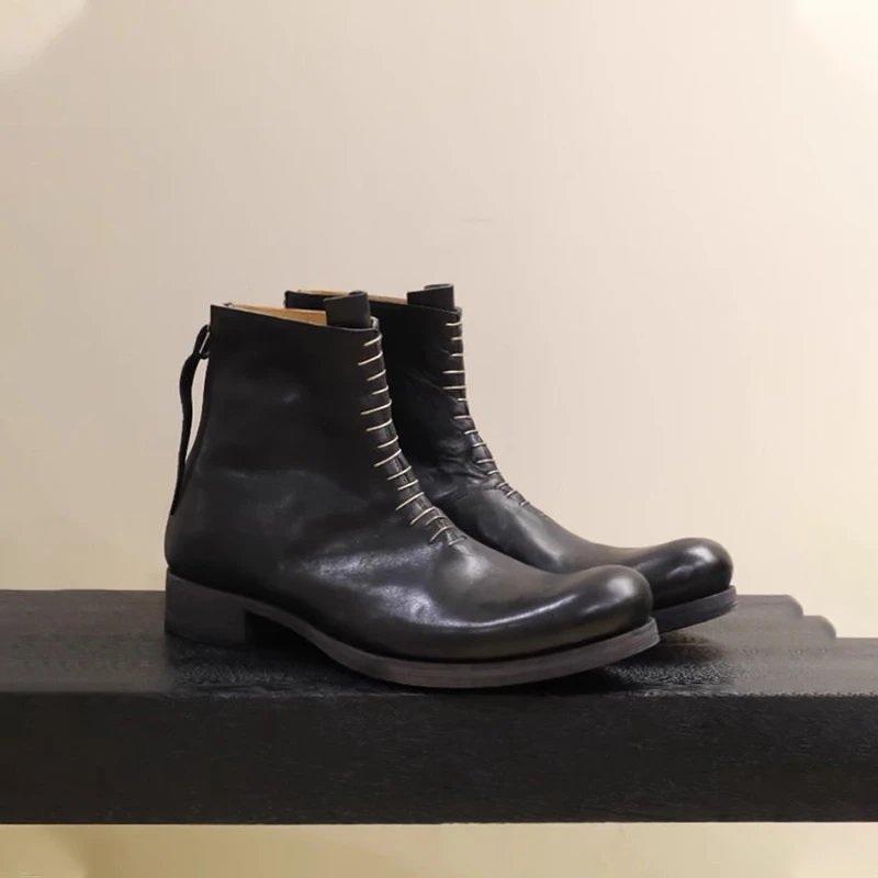 Distressed Chelsea Boots · 5