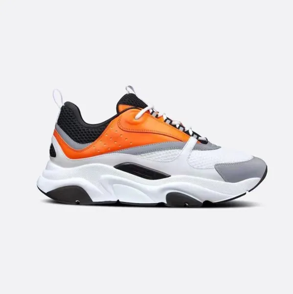 Dior B23 Low Orange White Gray Sneakers Chunky Sneakers - 1