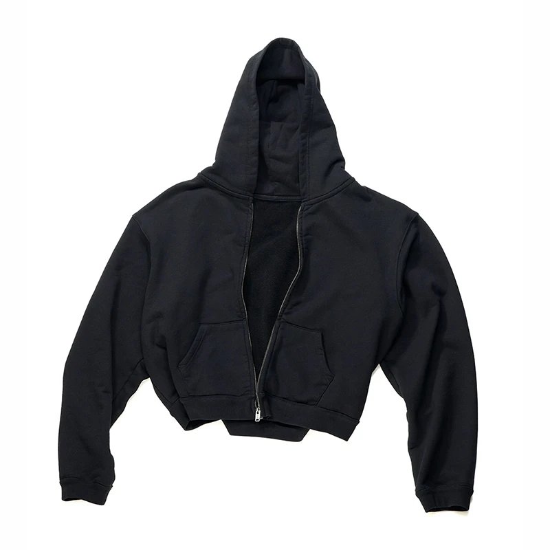 Street Kanye Solid Heavyweight Hooded · 3