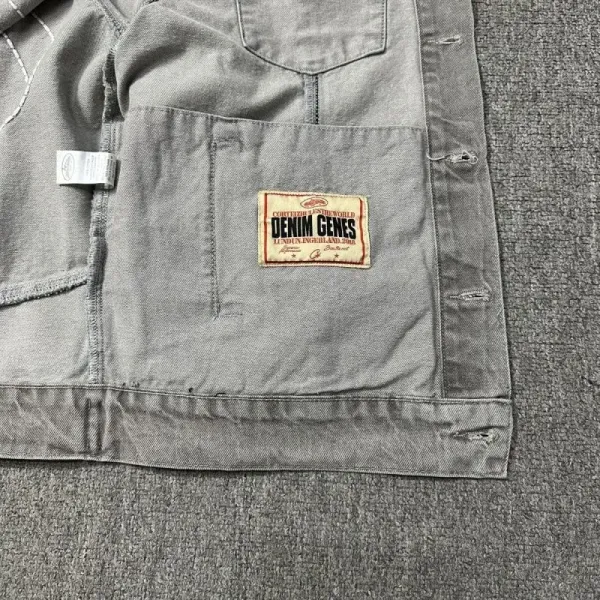 Off-White C/O Virgil Abloh Star Wave Denim Jacket Black - 11