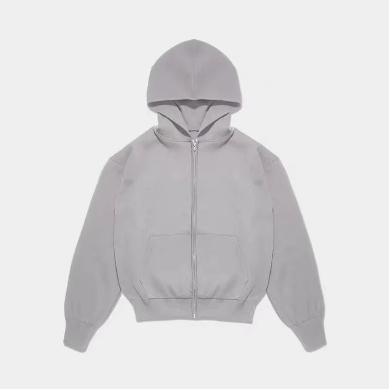 Street Kanye Solid Heavyweight Hooded · 5