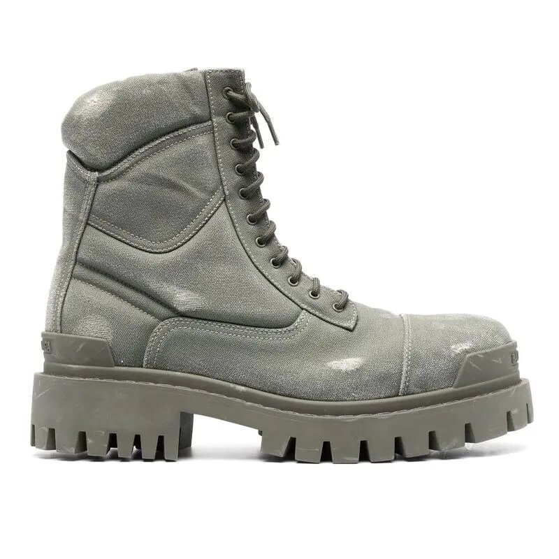 Balenciaga Arena Combat Boot Gray