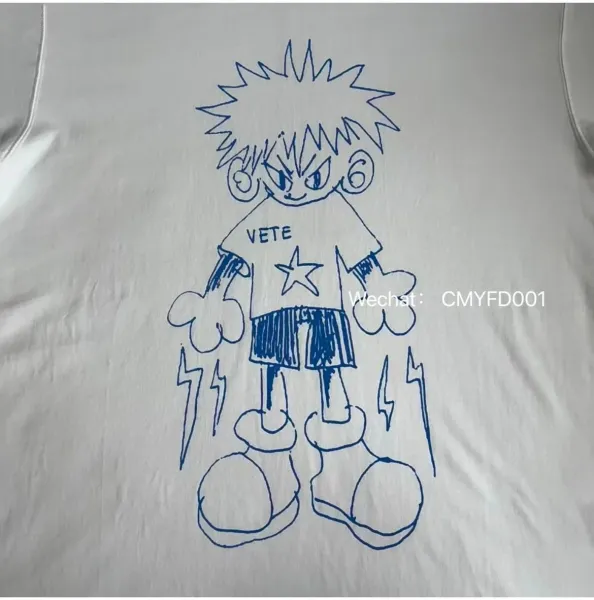 Design Vete x Limited Edition Cartoon Character White T-Shirt T-Shirts - 9