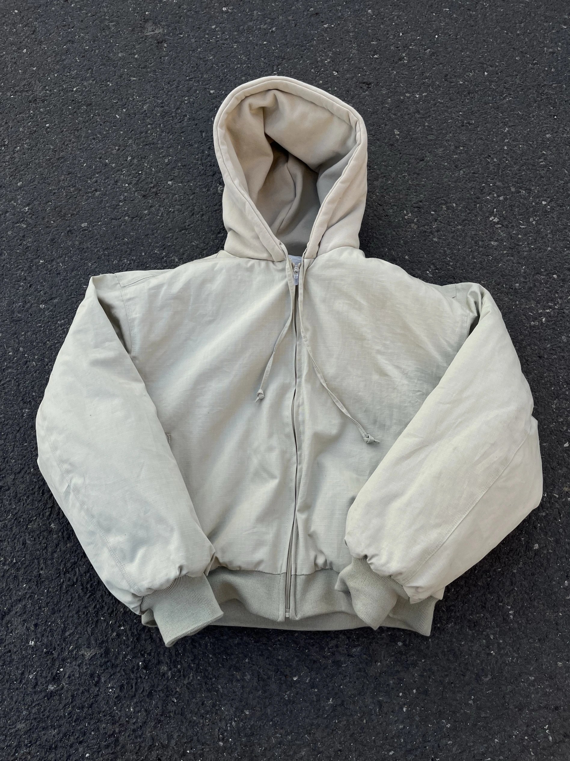 Kanye Style Jacket Shoulder Pad Hooded Military Cotton · 3