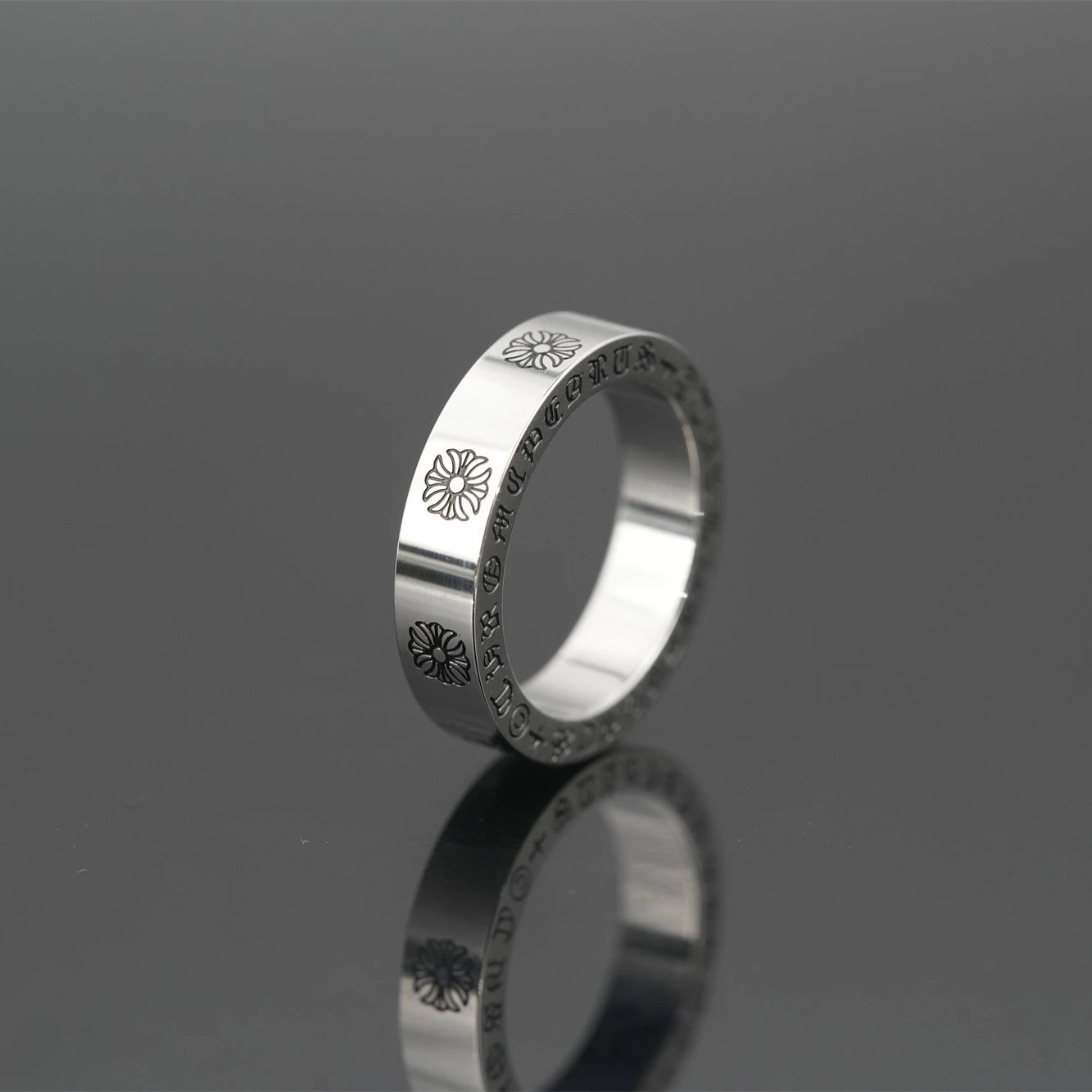 full cross flower ring