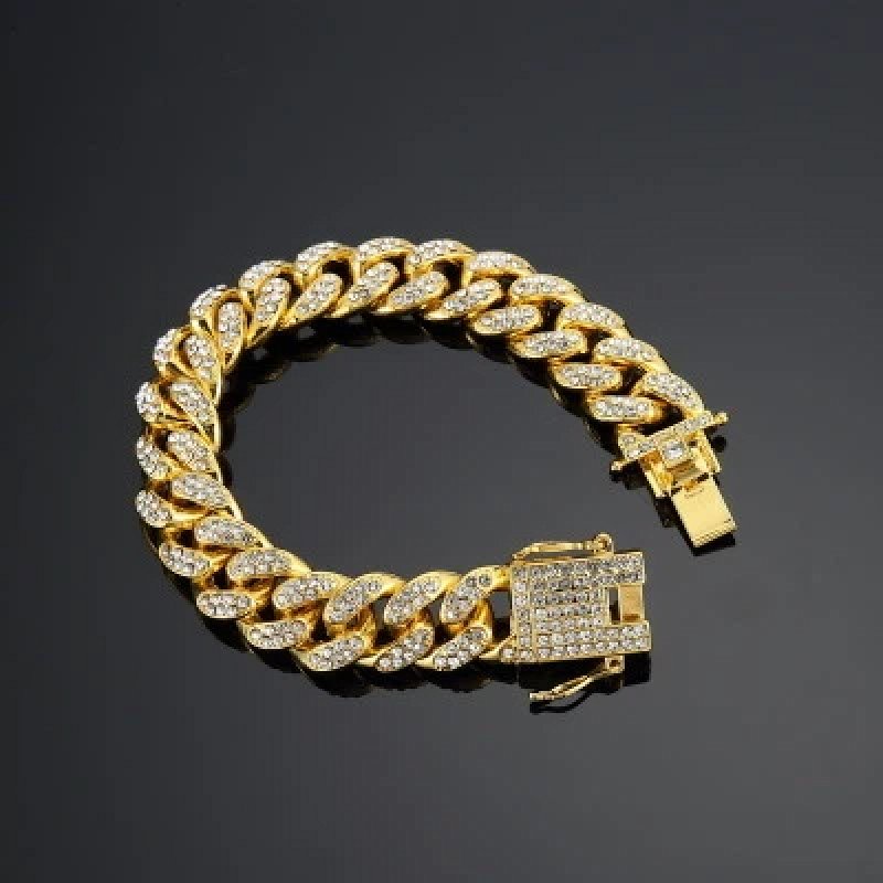 Miami Cuban Link Bracelet with Micro-Pave Cubic Zirconia Silver