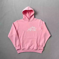 Pink font hoodie