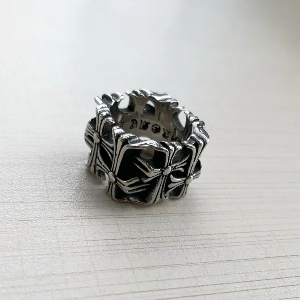 Chrome Hearts Cross Motif Silver Ring - 1