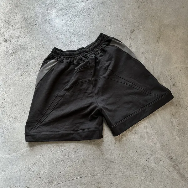 Design Technical Shorts Black with Reflective Stripes - 9