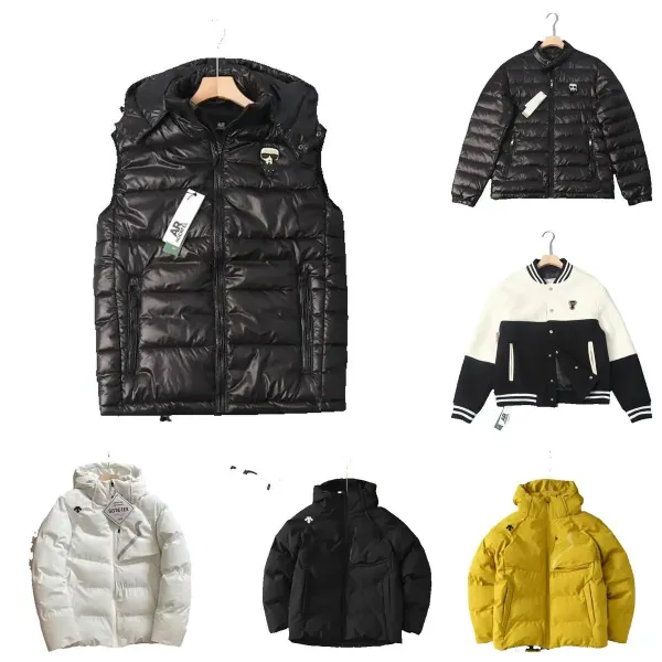 Comme des Garçons Karl Lagerfeld x AR Agerfel Hooded Puffer Vest Black Outerwear.vest - 2