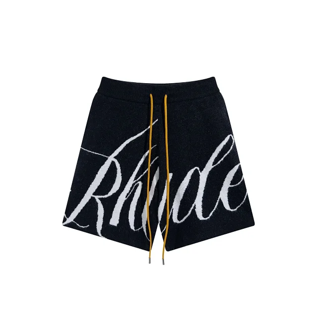 Unbranded Shorts Color-block drawstring with graphic print product detail image 36
