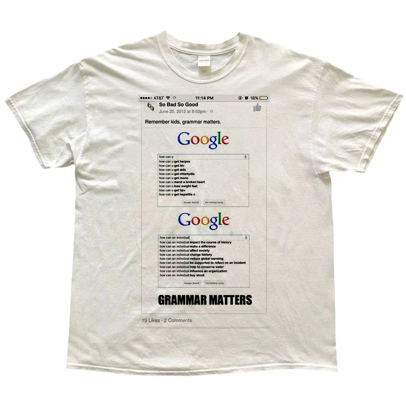 "Grammar Matters" T-Shirt