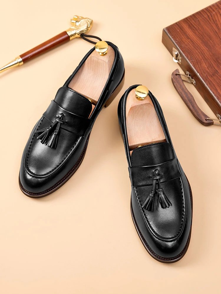 Leather Leather Loafers · 3