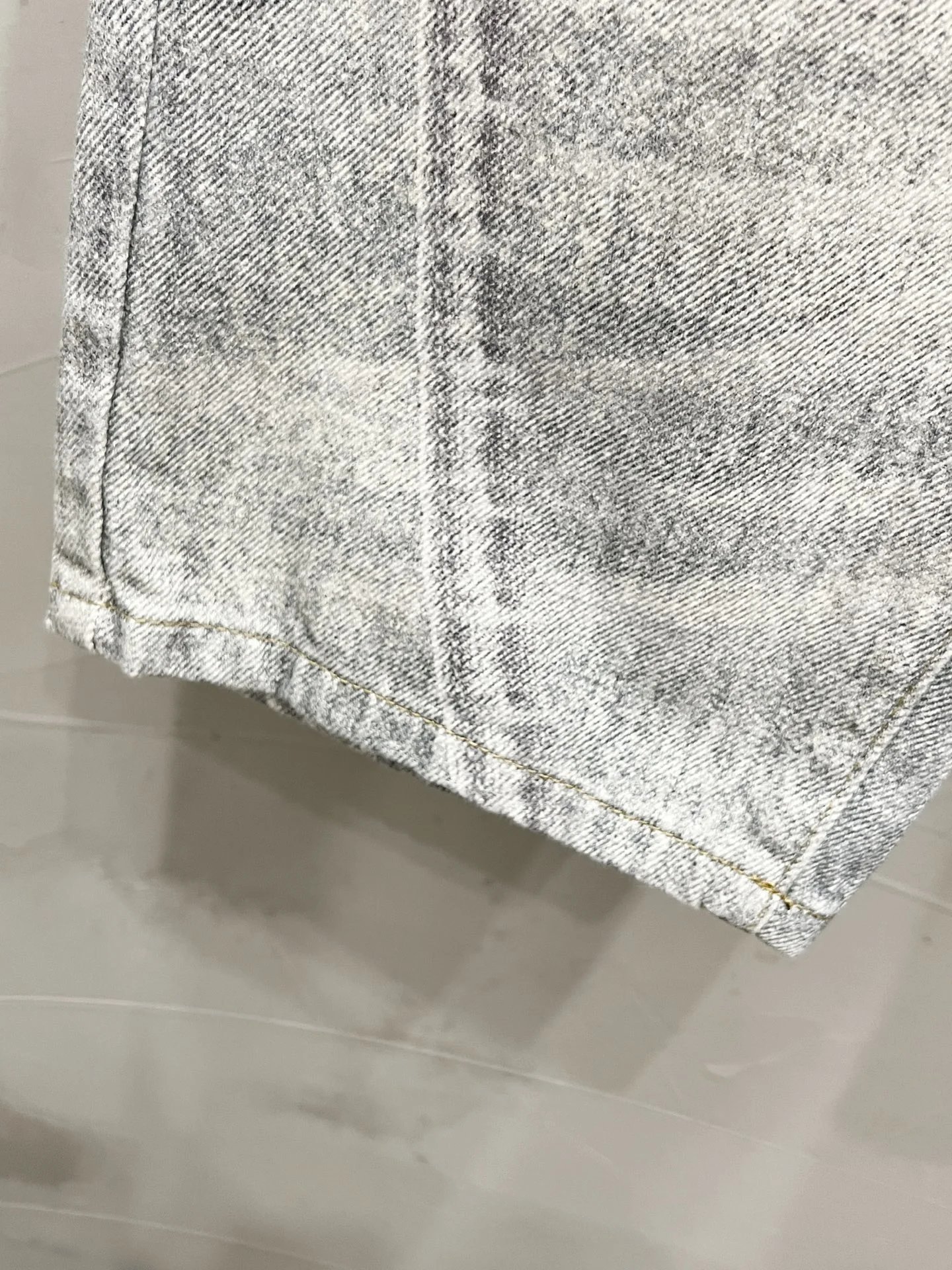 Acne Studios Jeans Graffiti-Print Loose-Fit image 7