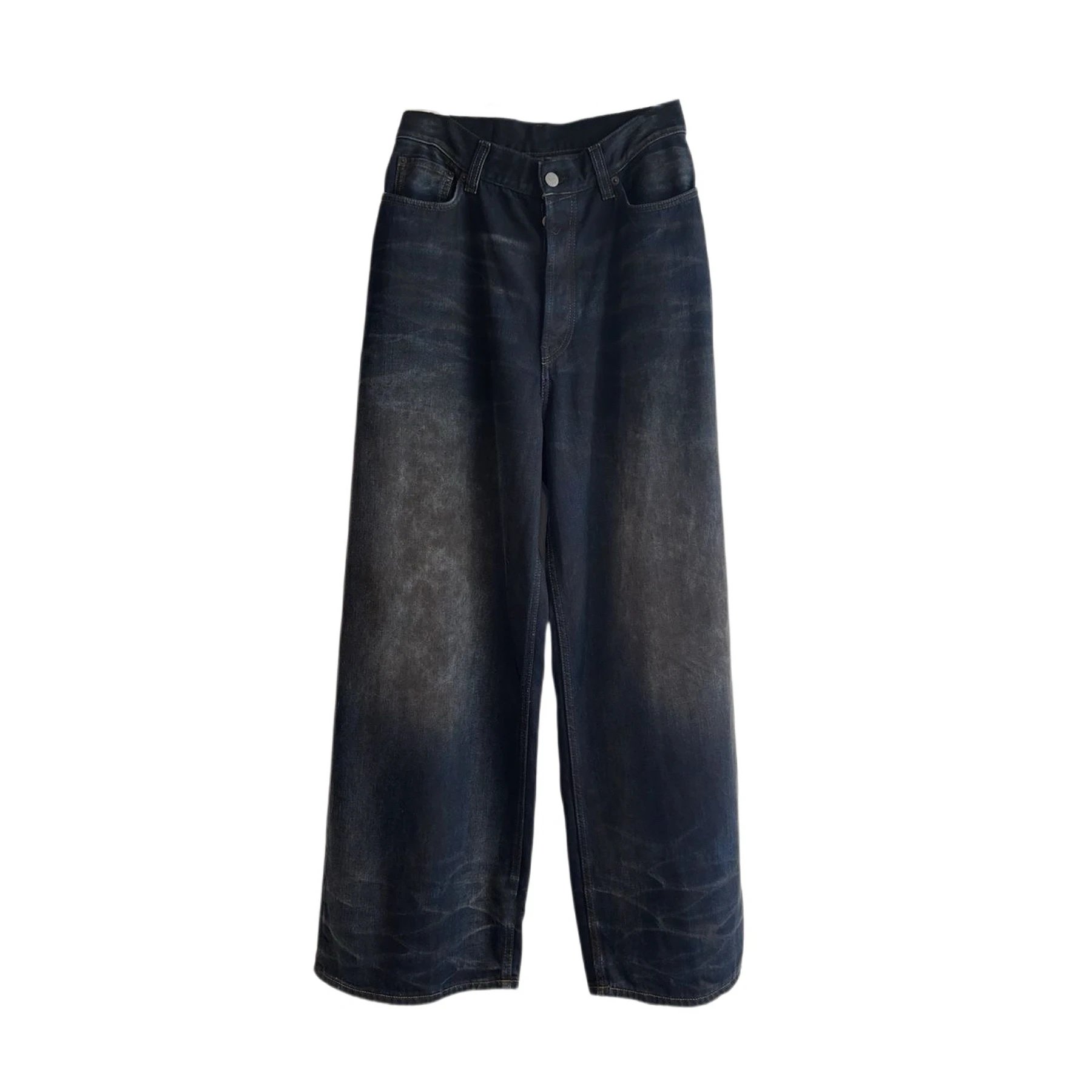 Acne Studios Mud Wash Leather Pocket Denim (blue)