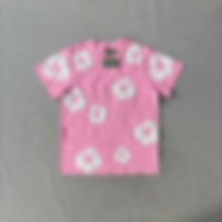 Pink all-over printed t-shirt