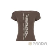 Tight round neck in English T-Shirt — seller photo 2