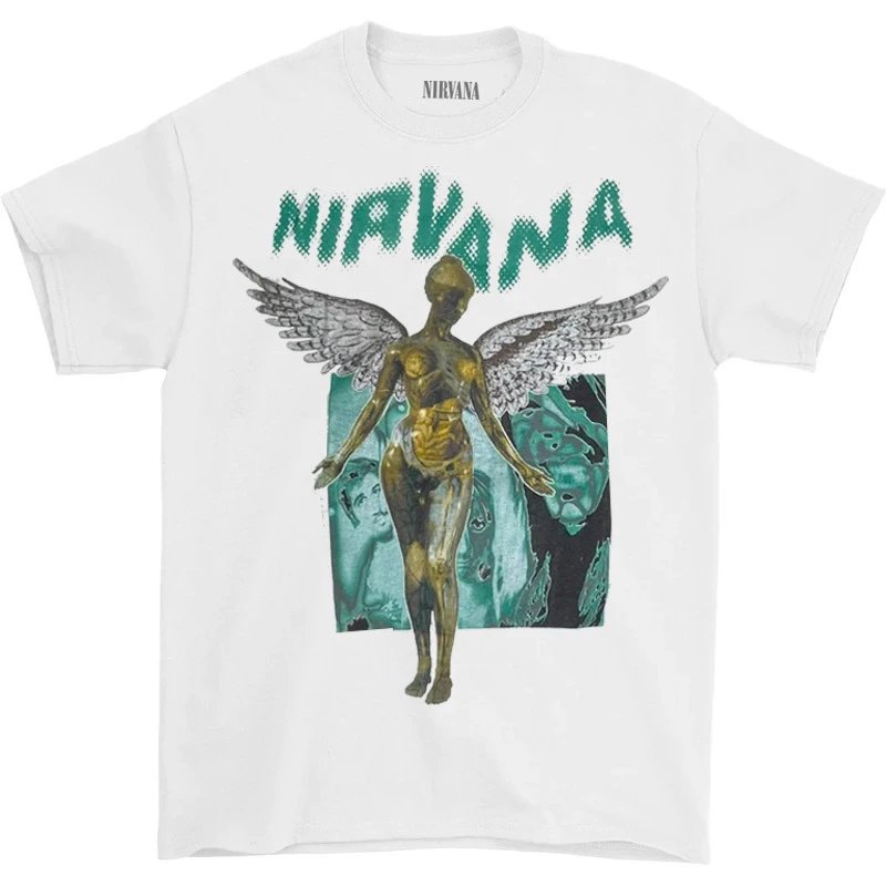 Nirvana Band Graphic Oversized T-Shirt Black - 15