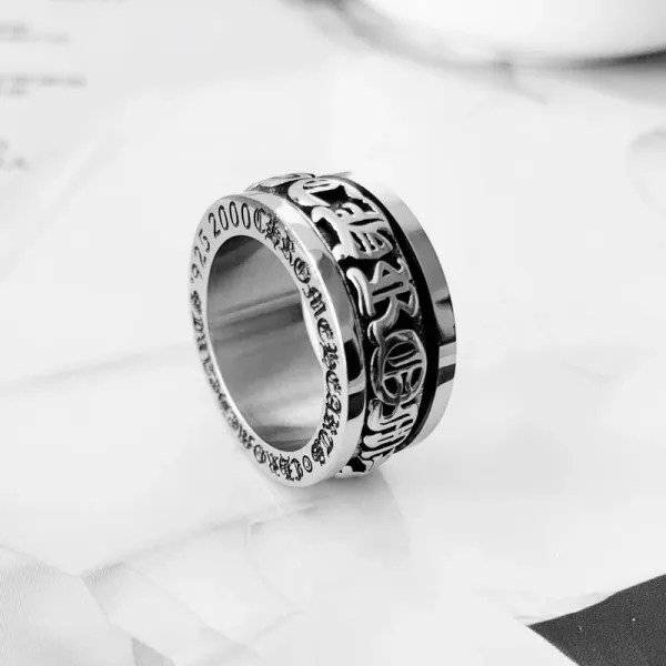 Design Fleur-de-Lis Silver Ring Jewelry - 3
