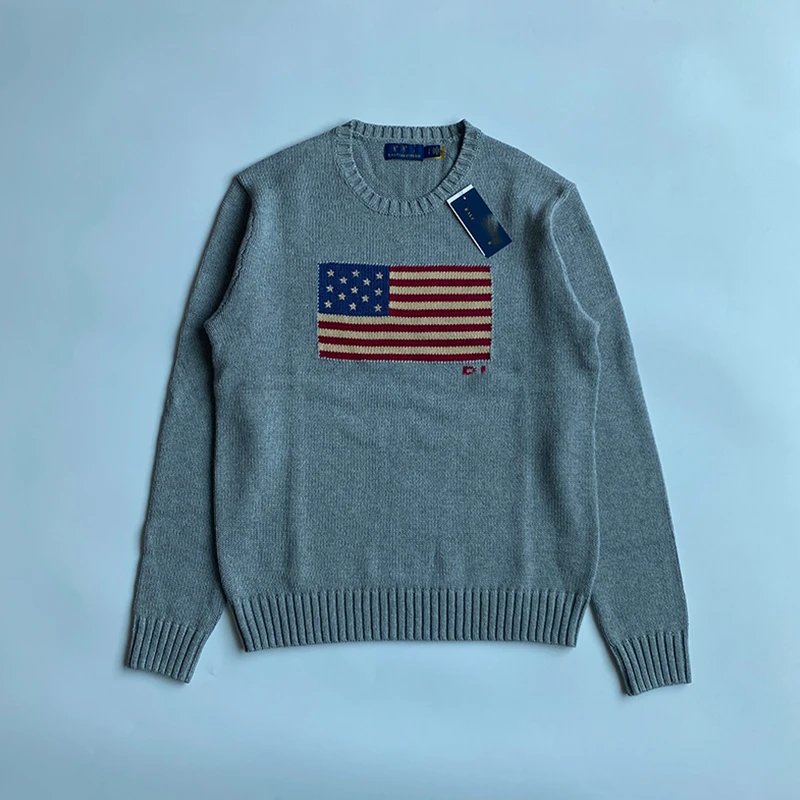 Rl Sweater Round Neck Star Flag · 5