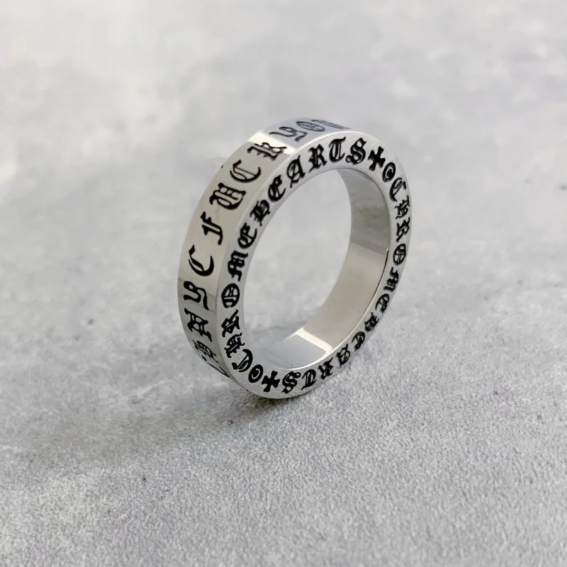 Chrome Hearts Cross Motif Ring Silver Jewelry