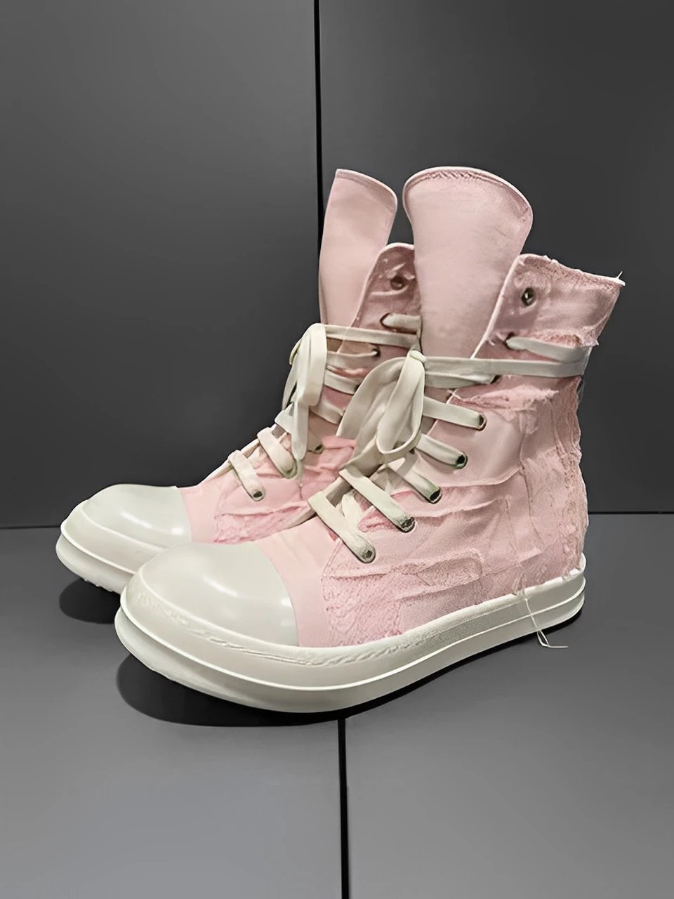 Tassel Distressed Canvas Thick-Soled Arc-Shaped · 6