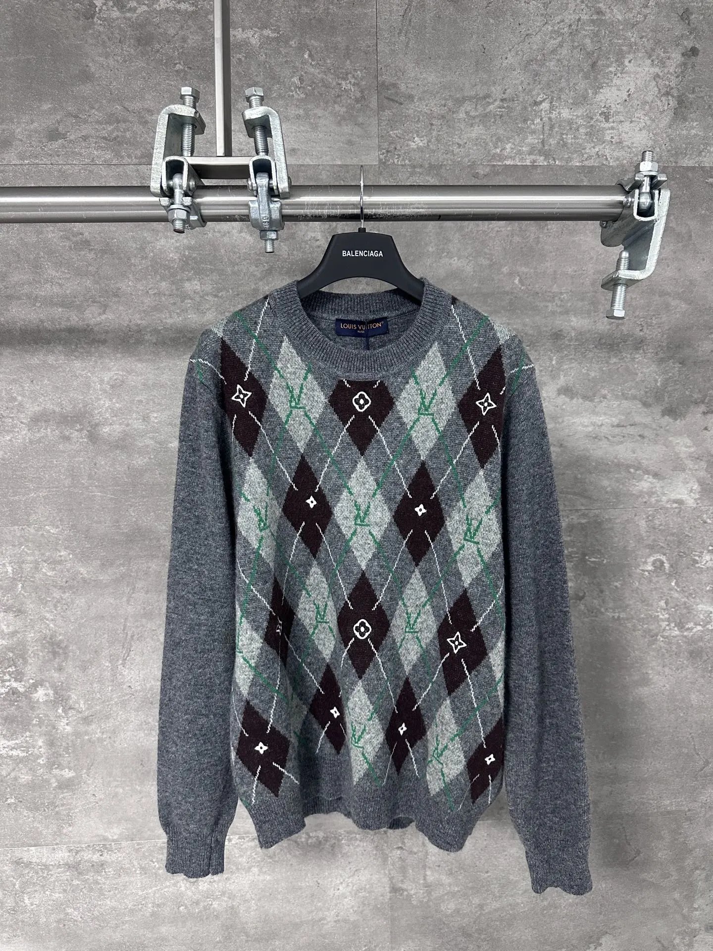 Louis Vuitton Knitwear Crewneck logo knit sweater — 0501017CPZC