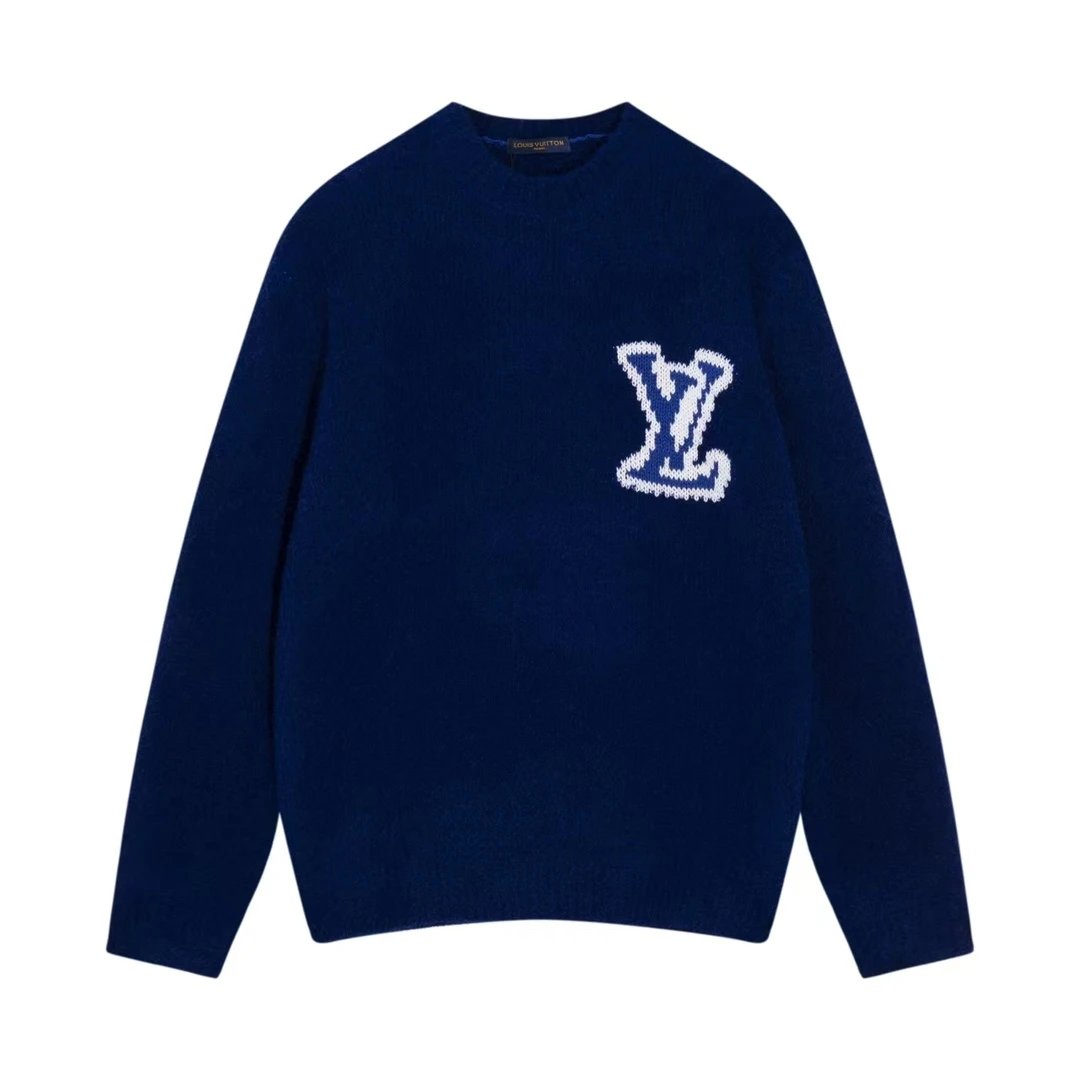 Louis Vuitton Knitwear Crewneck logo knit sweater — 0501027CPZC